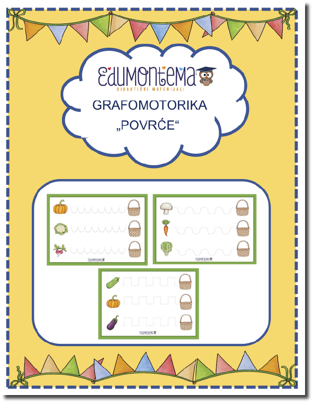Grafomotorika-povrće-latinica