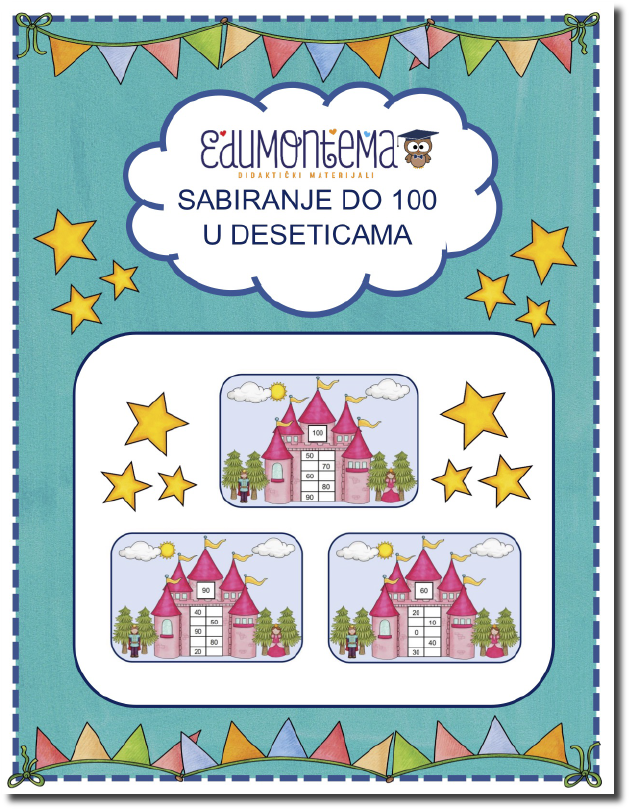 Sabiranje do 100 u deseticama-latinica